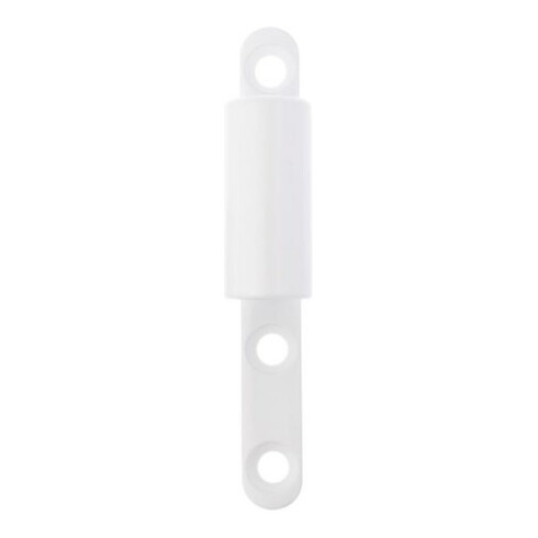 ELLEN Partie d'aile 2 pcs bois/PVC blanc, rouleau, ø15, poids porte 40 kg