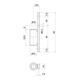 ELLEN Partie d'aile 2 pcs bois/PVC blanc, rouleau, ø15, poids porte 40 kg-3