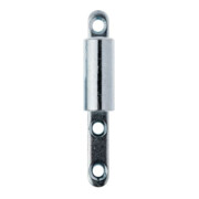 ELLEN Partie d'aile 2 pcs Bois/PVC galvanisé Roulettes ø 15, poids porte 40kg-1