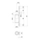 ELLEN Partie d'aile 2 pcs Bois/PVC galvanisé Roulettes ø 15, poids porte 40kg-4