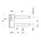 ELLEN Partie d'aile Exacta 2 pcs 3D, avec Nb, roulettes zinguées ø 16, poids porte 100kg-3
