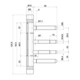 ELLEN Paumelle design FK, 3 pcs nickel mat, rouleaux ø 15, poids porte 60 kg-4