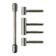 ELLEN Paumelle design RK, 3 pcs nickel mat Ø rouleaux 15, poids porte 60 kg-1