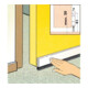 ELLEN PDS-B Décoration, avec vis KF blanc, programme DIY, L 1000 mm-2
