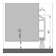 ELLEN PDS-B Décoration, avec vis KF blanc, programme DIY, L 1000 mm-4