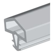 ELLEN Profil de frappe de porte 0680, simple, EV noir DIY Progr., L 5m-1