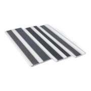 ELLEN Profil de seuil SP44 à visser alu ralenti, Larg 44 x L 1000 mm-1