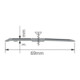 ELLEN Profil de seuil SP69 à visser alu gris, L 69 x P 1000 mm-4