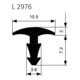 ELLEN Profil d'escalier L 2976 rainuré demi-rond W-KF noir, L10,5 x H9,2-1