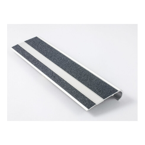 ELLEN Profil d'escalier TP69 à visser Alu gris, L69 x H17 x P1000