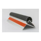ELLEN Protection de bordure MS60 à visser Alu orange, L1000 x H60 x P60-1