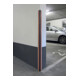 ELLEN Protection de bordure MS60 à visser Alu orange, L1000 x H60 x P60-2