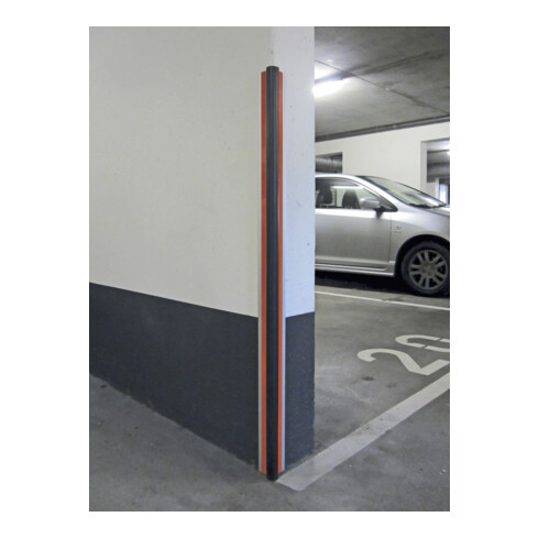 ELLEN Protection de bordure MS60 à visser Alu orange, L1000 x H60 x P60