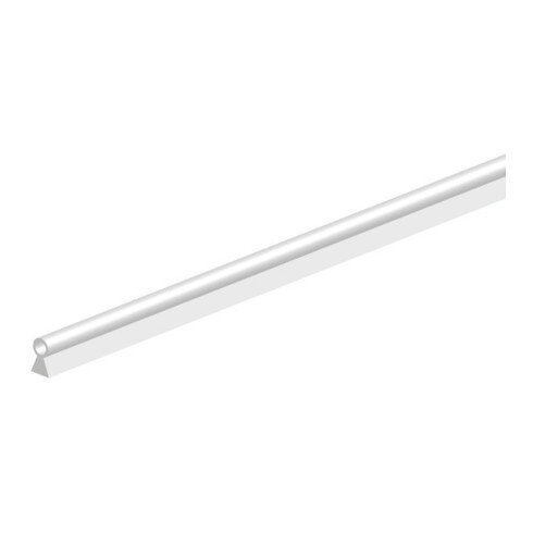 ELLEN Queue d'aronde 103-3mm simple face silicone blanc, Ø 6, L100mtr