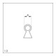 ELLEN Queue d'aronde 103-3mm simple face silicone blanc, Ø 6, L100mtr-3