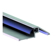 ELLEN Rail de butée de porte AKW 2 à visser alu argenté, L1000 x H15 x P50-1