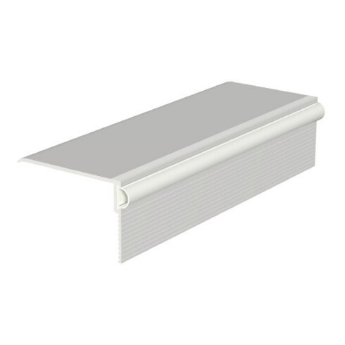 ELLEN Renovation rail L.1800mm I.55mm Aluminium anodisé argent avec vis