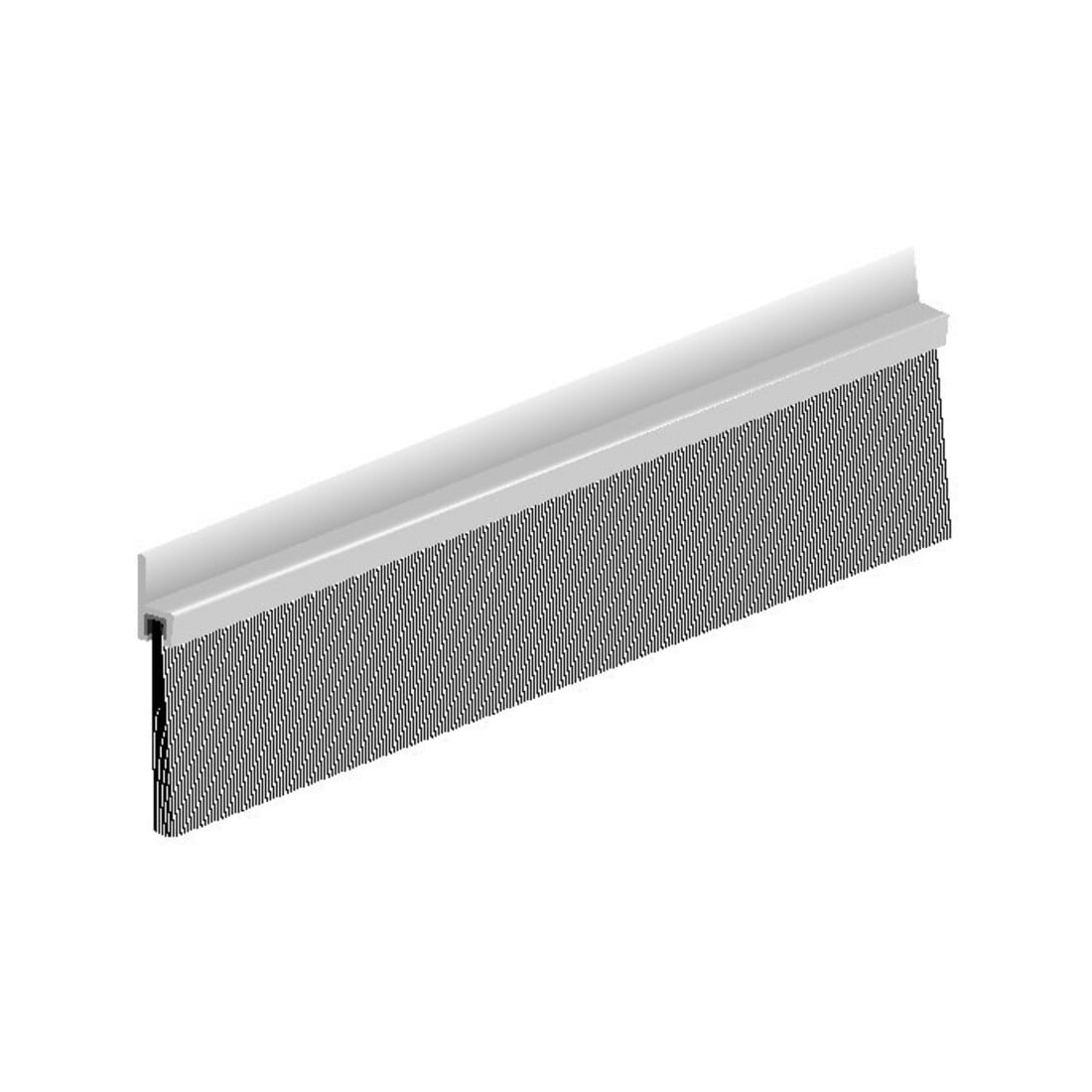 ELLEN Tor-Türdichtschiene IBS 60, 0308401 1000mm Aluminium alufarben
