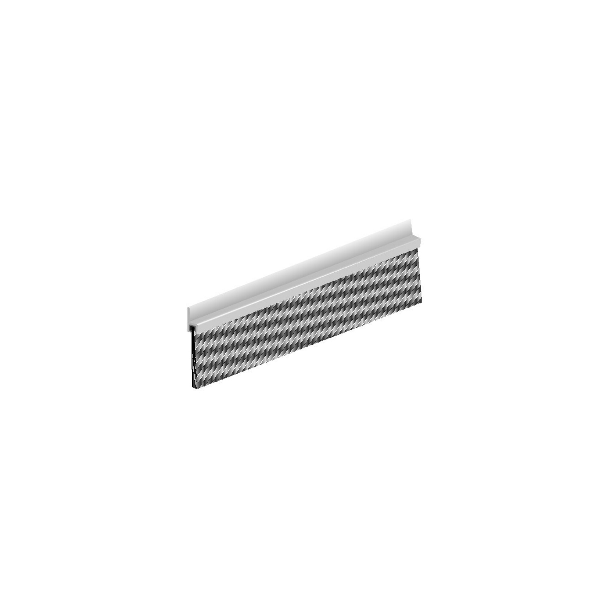 ELLEN Tor-Türdichtschiene IBS 60, 0308403 2500mm Aluminium alufarben ; Elton