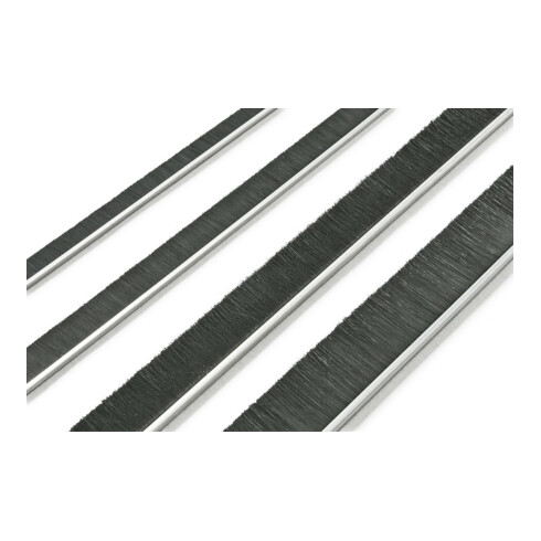 ELLEN Türbodendichtung IBS 39 z. Einn, Hart PP schwarz, L 1000, BH 20