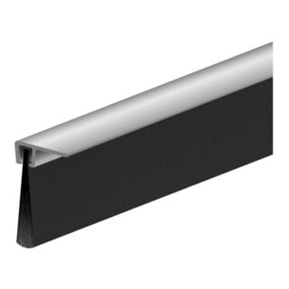 ELLEN Türbodendichtung IBS 90-32 z.schr. Alu silber,H16xL3000, BH25,5