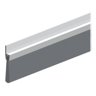ELLEN Türbodendichtung IBS POG 65 ungebohrt silber, H65 x L2500, BH40