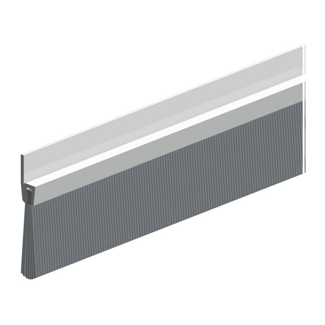 ELLEN Türbodendichtung IBS POG 65 ungebohrt silber, H65 x L2500, BH40