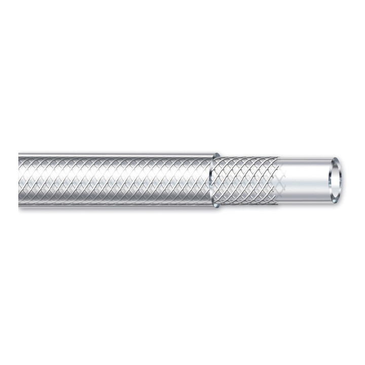Elmar Jung Druckschlauch Gewebe 12,5mm 3mm 48m PVC klar