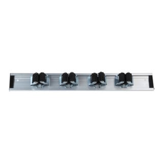 Elmar Jung Geräteleiste Comfort 48cm Aluminium mit 4 Gerätehaltern