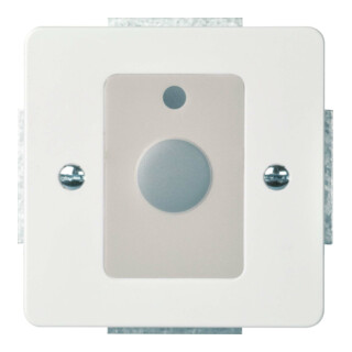 Elso Bouton d'arrêt avec plaque, blanc pur 740044
