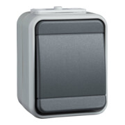 Elso Interrupteur universel AP44 lumière/gris basalte 441609-1