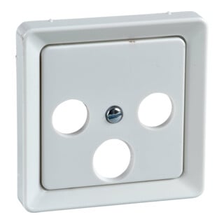 Elso Plaque centrale rw pour prise SAT 3 trous 206034