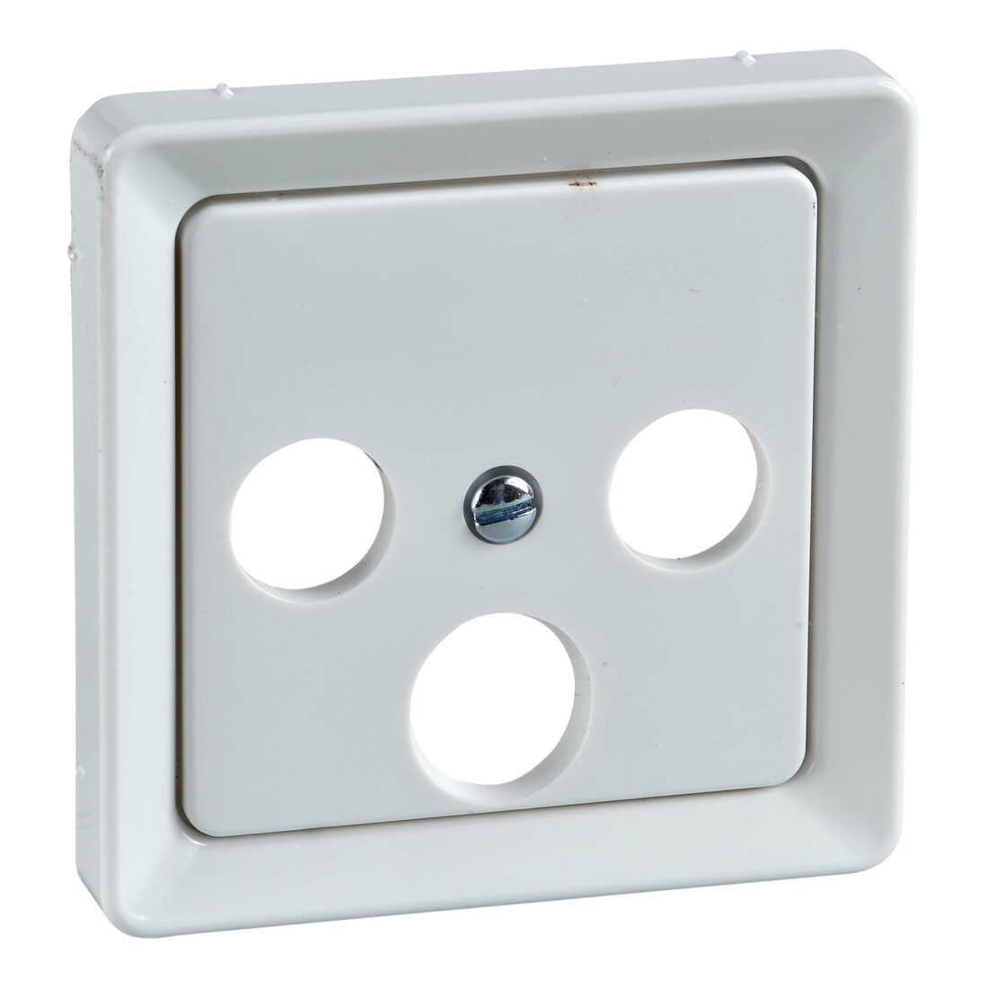 Elso Plaque centrale rw pour prise SAT 3 trous 206034