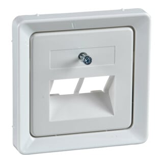 Elso Plaque centrale rw UAE 2xRJ45, Rutenbeck 206414