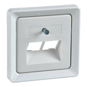 Elso Plaque centrale rw UAE 2xRJ45, Rutenbeck 206414-1