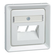 Elso Plaque centrale rw UAE 2xRJ45, Rutenbeck 206534-1