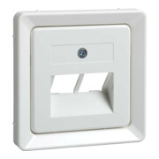 Elso Plaque centrale UAE 2xRJ45 blanc pur 503664-1