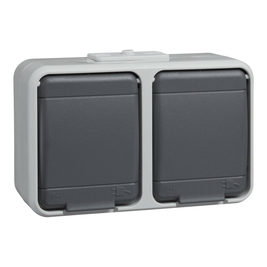 Elso Prise 2x AP44 horizontale lumière/gris basalte 445409