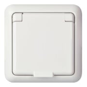 Elso Prise encastrée IP44 blanc pur 225044-1