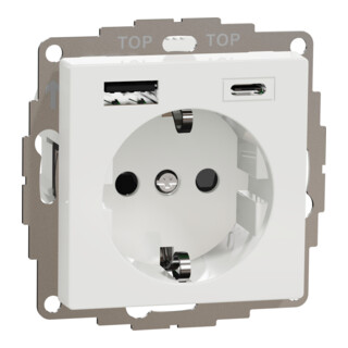 elso Steckdose ELG365354 mit BRS und USB TypA+C 3A Joy rws