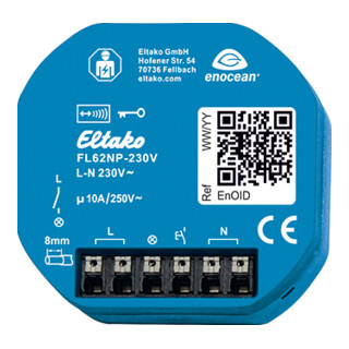Eltako Actionneur d’éclairage sans fil FL62NP-230V