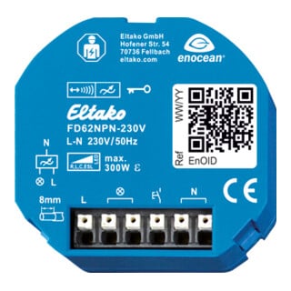 Eltako Actionneur universel d’éclairage radio FD62NPN-230V