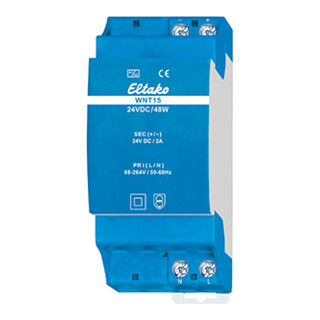 ELTAKO Alimentation à découpage large plage WNT15-24VDC/48W 24V DC