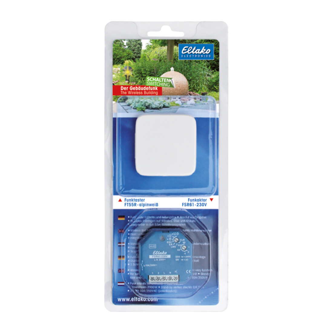 Eltako Blister-Pack Schalten FT55R-aw +FSR61 BPS-Ö#30000021