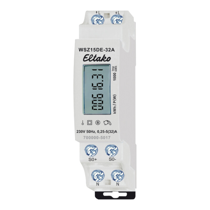 Eltako Compteur de courant alternatif non étalonné WSZ15DE-32A