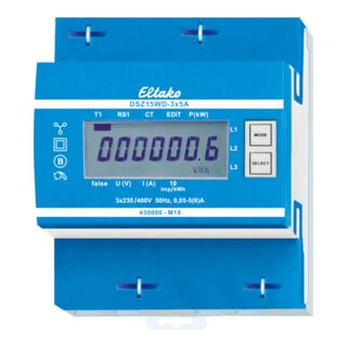 Eltako Compteur de courant triphasé convertisseur MID DSZ15WD-3x5A