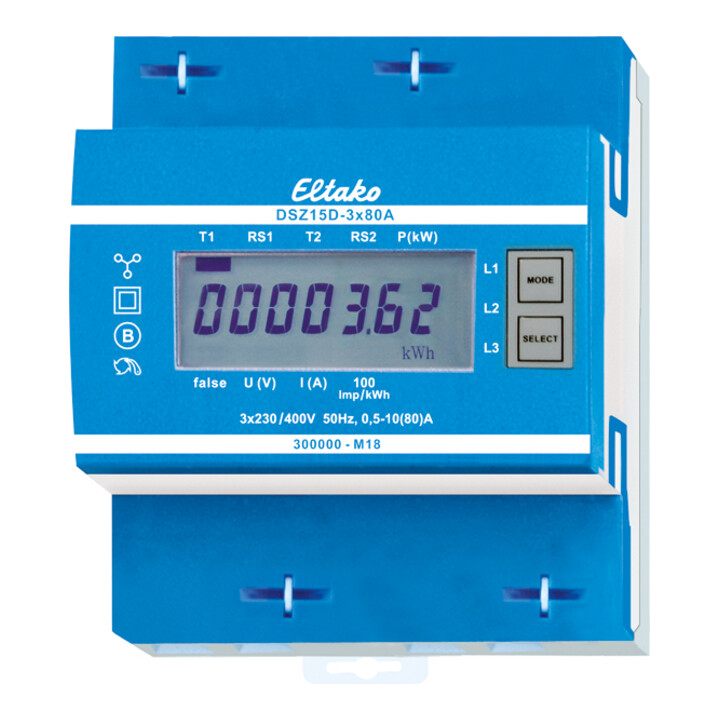 Eltako Compteur triphasé MID, calibré DSZ15D-3x80A MID