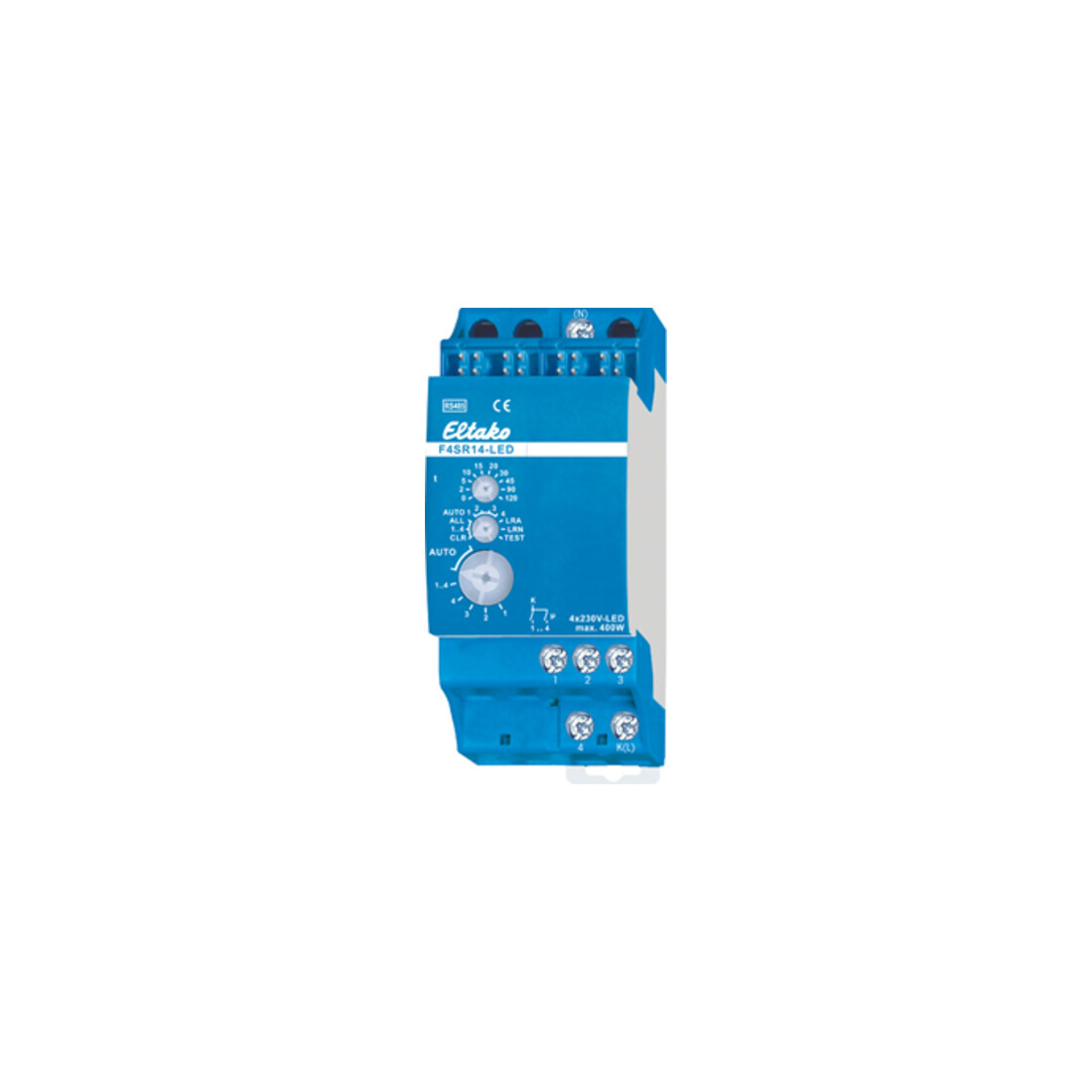 Eltako Funk-Stromstoßrelais RS485, 4 Kanal F4SR14-LED