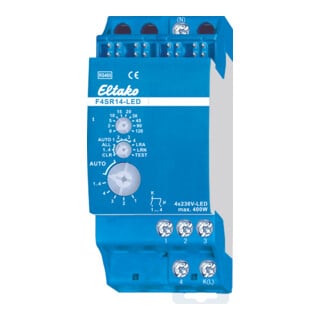 Eltako Funk-Stromstoßrelais RS485, 4 Kanal F4SR14-LED