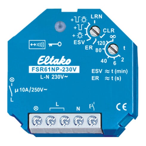 Eltako Funkaktor Stromstoß Schaltrelais FSR61NP-230V